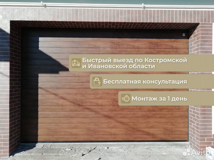 Секционные ворота