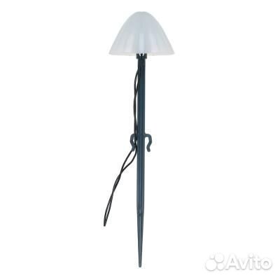 Гирлянда на солн.батарее 10LED,5м,мульти,8 реж.гри