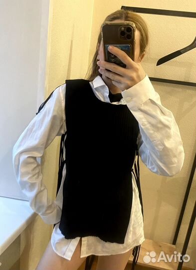 Жилет новый Франция Morgan оригинал s чёрный