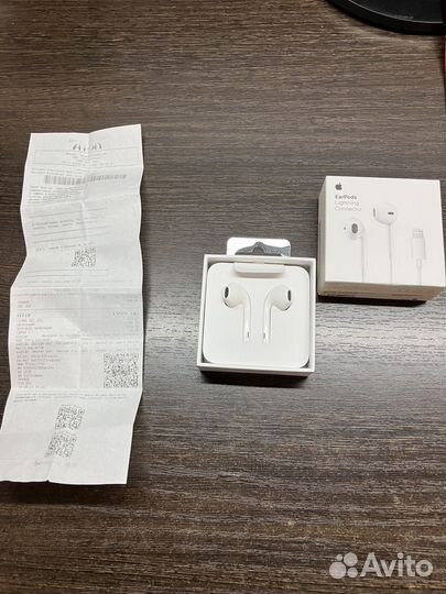 Наушники apple earpods lightning