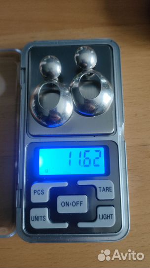 Серьги кольца серебро