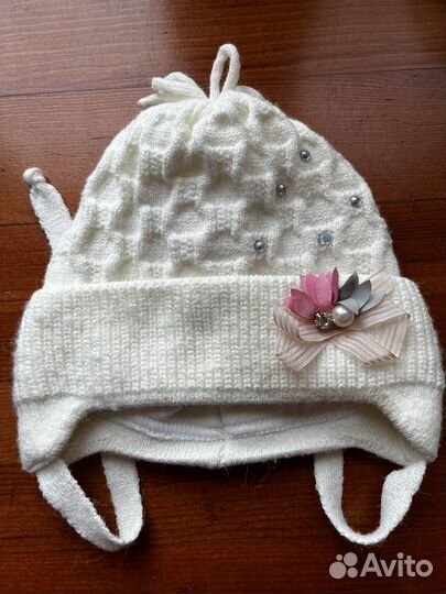 Шапка зимняя для девочки 54 56