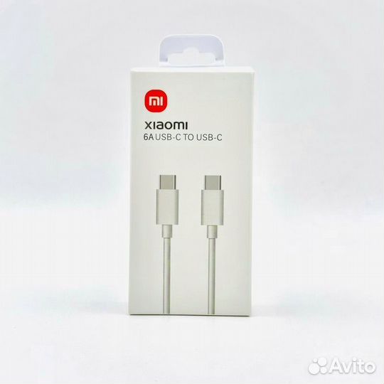 Кабель Xiaomi 6A Type-C - Type-C