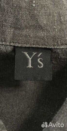 Yohji Yamamoto льняная накидка-пальто