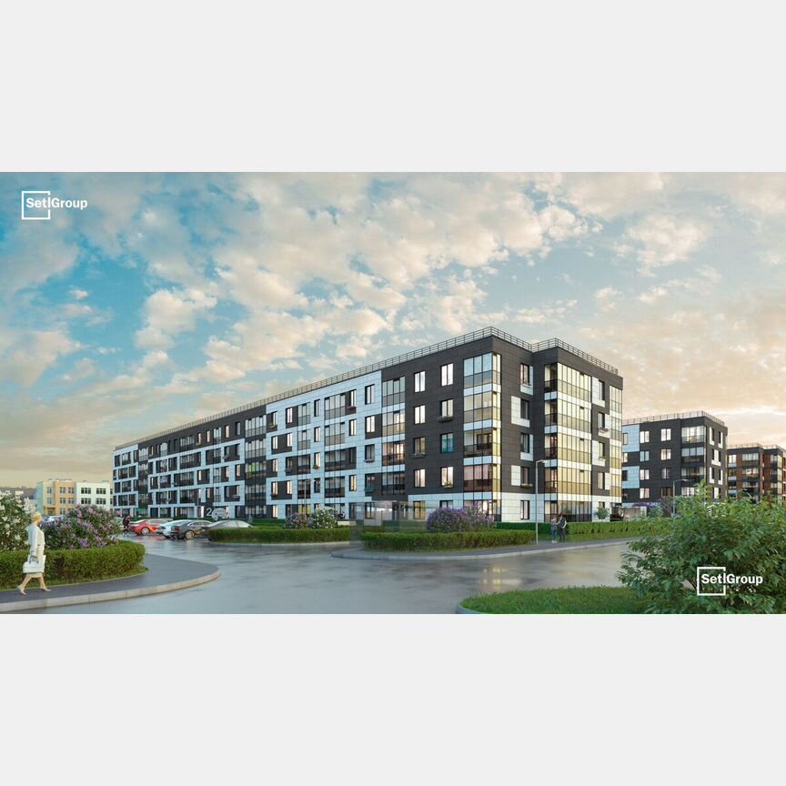 Квартира-студия, 24,6 м², 5/5 эт.