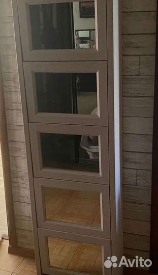 Обувница с зеркалом и без в прихожую