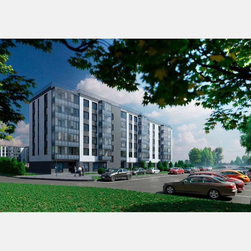 1-к. квартира, 31,1 м², 6/6 эт.