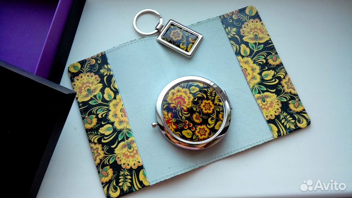 Натур. кожа. Подарочный набор вв1 Design Studio