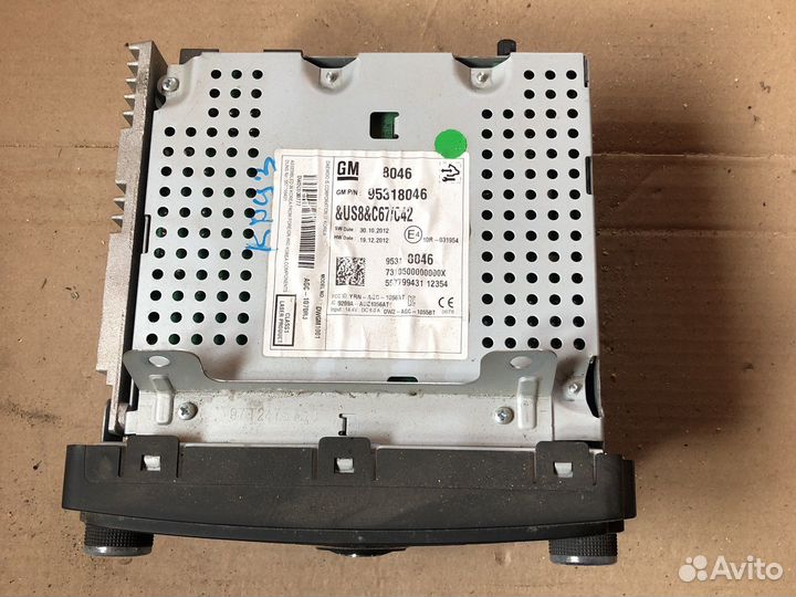 Chevrolet cruze магнитола