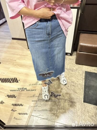 Юбка джинсовая
