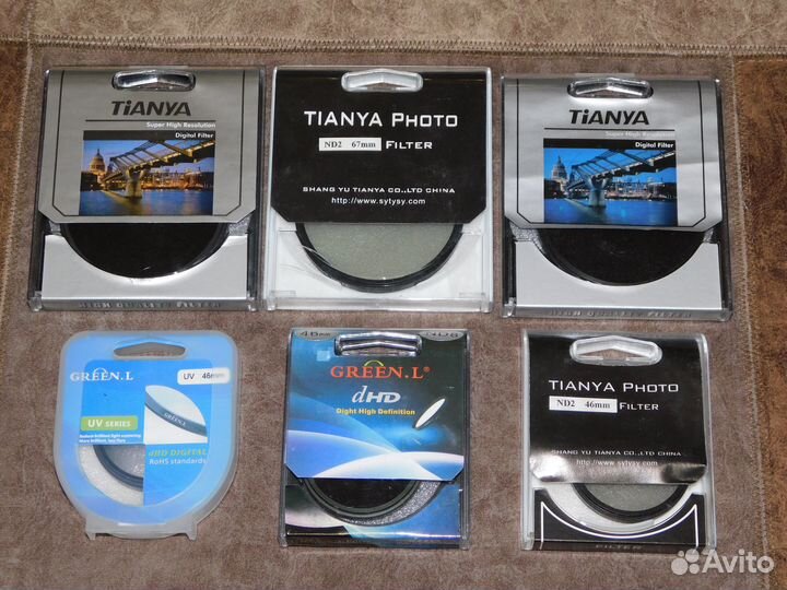 Светофильтры Tianya и Green.L