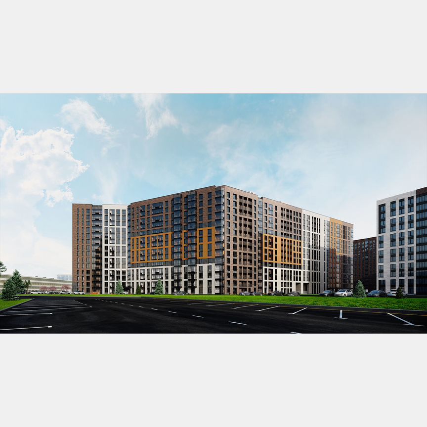 2-к. квартира, 69,5 м², 2/16 эт.