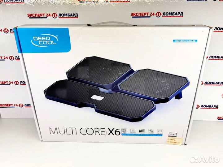 Подставка для ноутбука DeepCool MultiCore X6 (эшп)