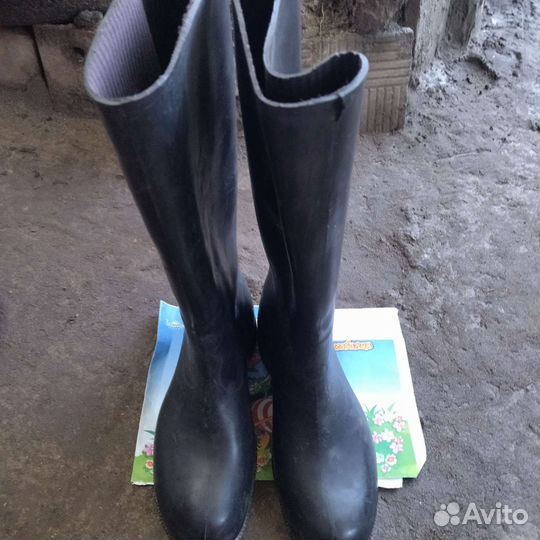 Сапоги литые СССР новые