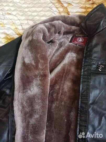 Кожаная куртка мужская