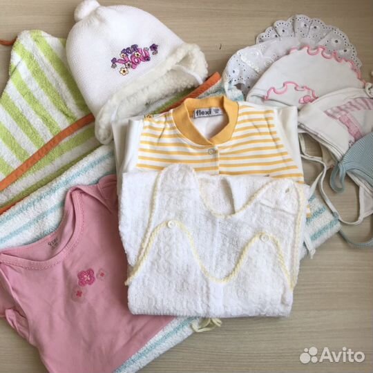 Одежда для девочки 0-6 мес пакетом