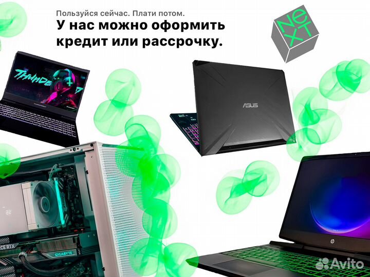 Игровой ноутбук HP: Intel Core i7 + GTX 1050 TI