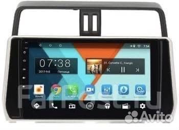 Магнитола Wide Media на Land Cruiser Prado 150