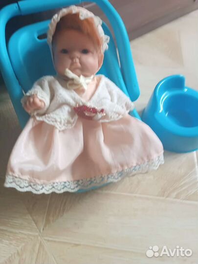 Переноска + горшок для куклы