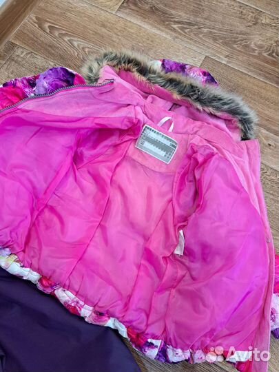 Зимний комбинезон для девочки 80 86