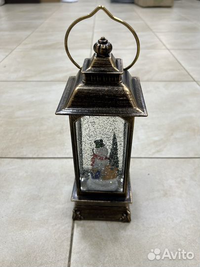 Новогодний музыкальный фонарь 