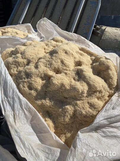 Опилки стружка в мешках