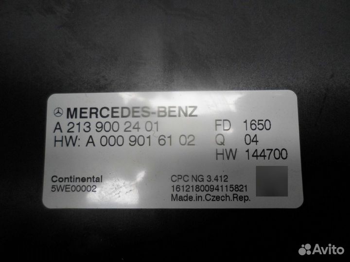 Блок для mercedes-benz E-Class (W213/C238)