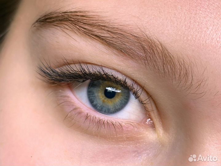 Наращивание ресниц и оформление бровей