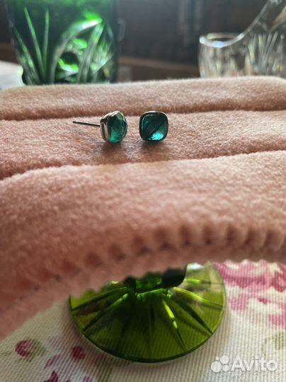 Swarovski серьги. Серебро. Оригинал