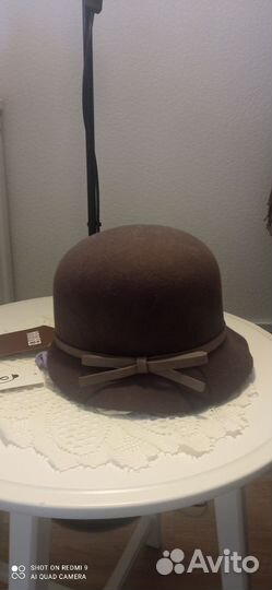 Шляпа фетровая женская
