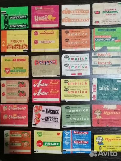 Вкладыши от жевачек СССР