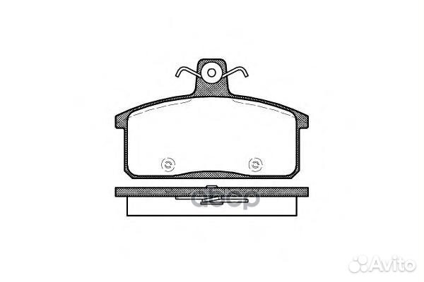 Колодки тормозные suzuki vitara 90- перед. 0128