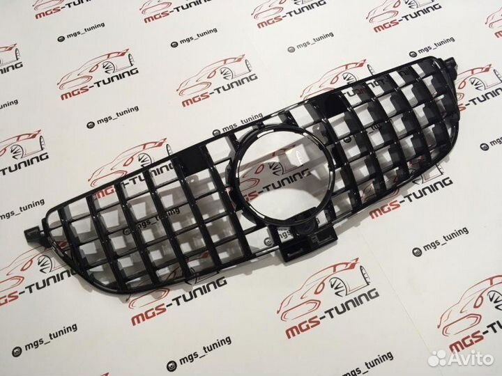 Решетка Mercedes GLE w166 GT style Black