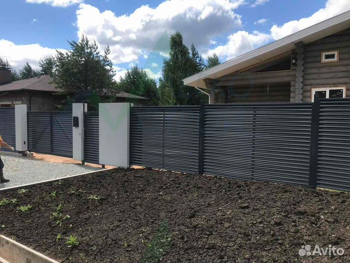 Заборы из жалюзи