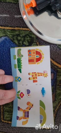 Деревянный магнитный пазл