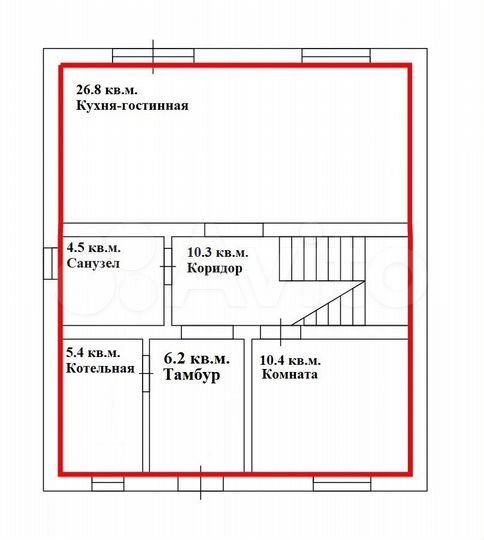 Коттедж 139 м² на участке 6,7 сот.