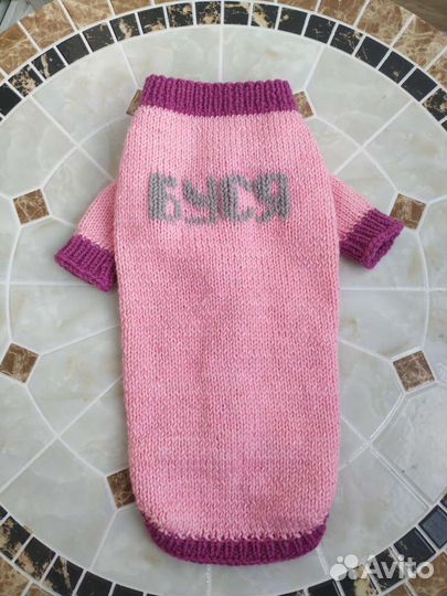 Вяжу именную одежду для собак