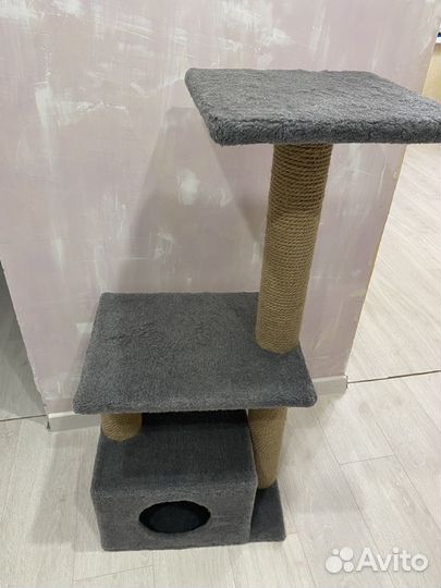 Когтеточка домик для кошки
