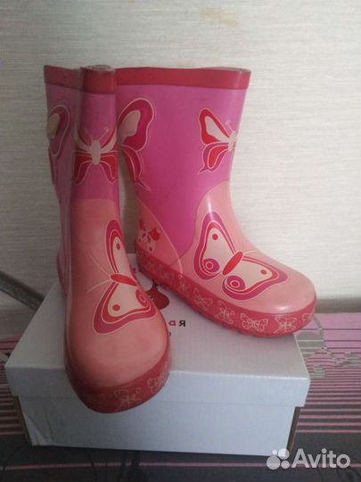 Детские резиновые сапоги