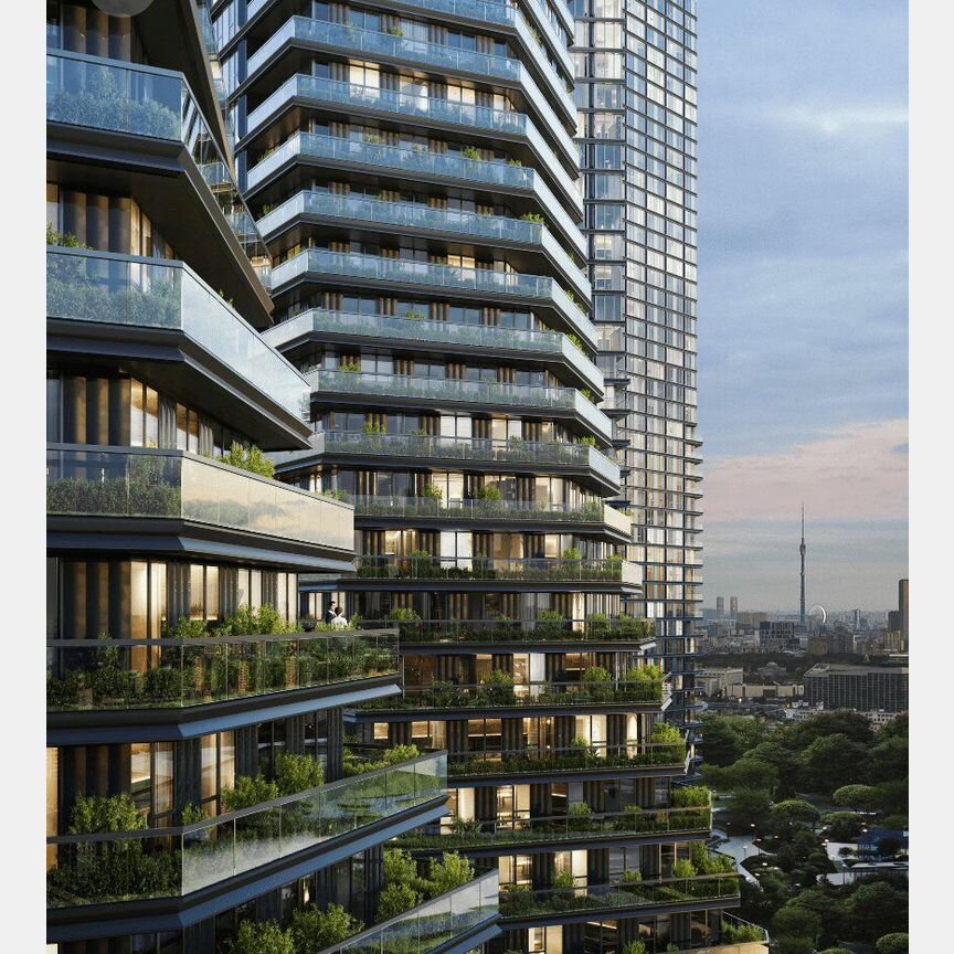 2-к. квартира, 63,1 м², 34/55 эт.