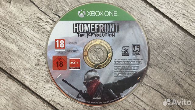 Homefront The Revolution Xbox One диск лицензия