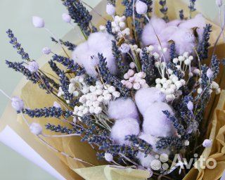 Букет из сухоцветов Лавандовое поле