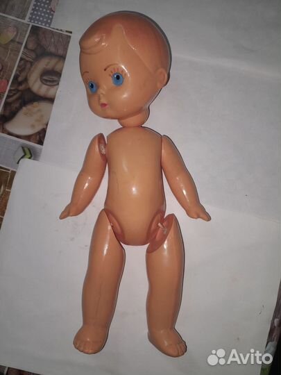 Кукла целлулоид СССР 30см
