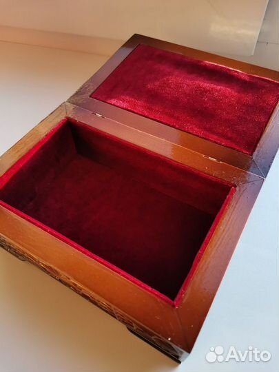 Шкатулка деревянная ручная работа