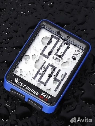 Беспроводной Велокомпьютер West Biking (Подсветка)