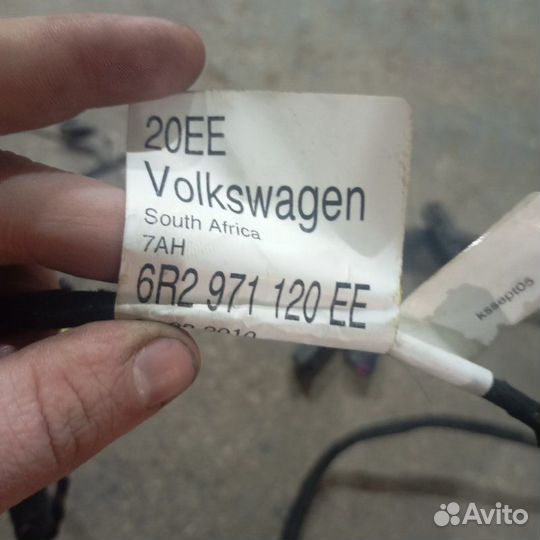 Проводка двери передняя правая Volkswagen Polo