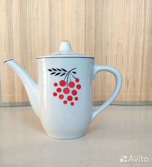 Посуда детская сервиз. Рябинушка. Гжель. СССР