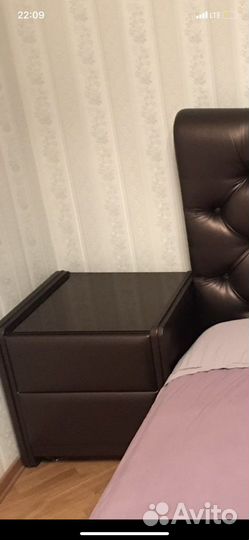 Тумба прикроватная эко кожа