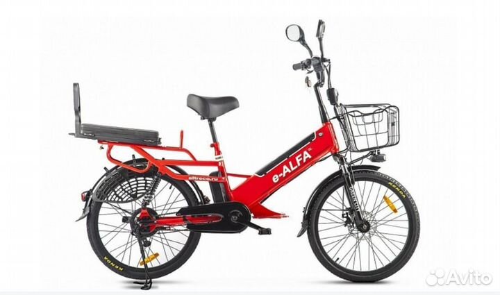 Электровелосипед green city e-alfa GL