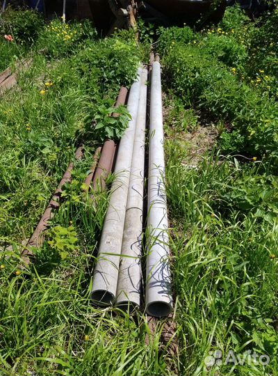 Труба асбестовая 100 стенка 20 мм,длина 4 метра